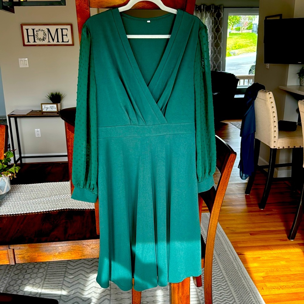 New Green Dress XL